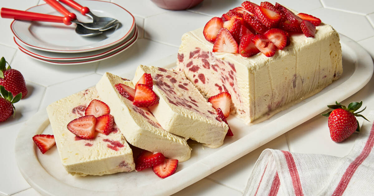 Strawberry-Elderflower Semifreddo - Redpath Sugar Ltd.