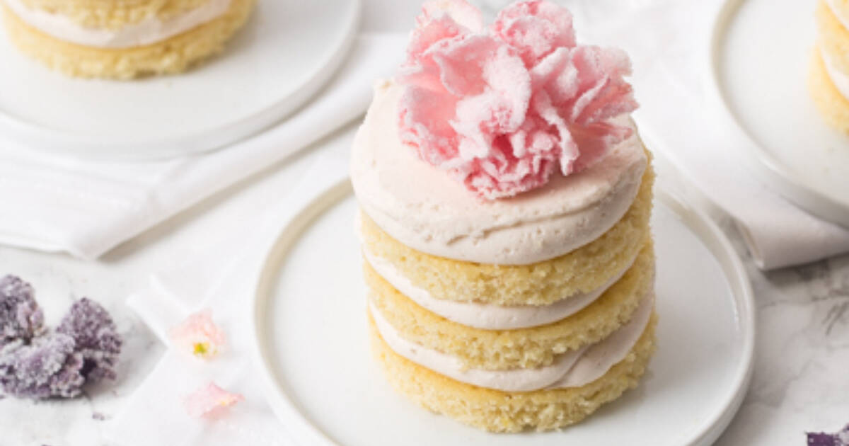 Floral Buttermilk Tea Cakes - Redpath Sugar Ltd.