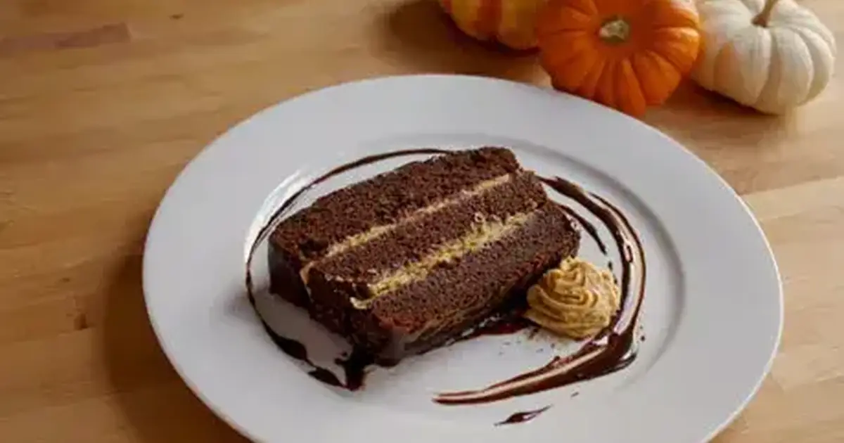 Chocolate Pumpkin Cake with Pumpkin Whipped Cream &amp; Chocolate Ganache - Redpath Sugar Ltd.