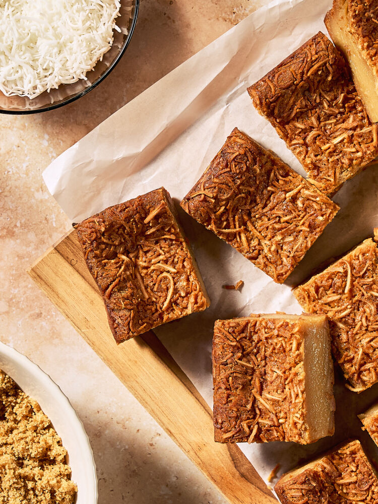 Brown Sugar Butter Mochi Bars