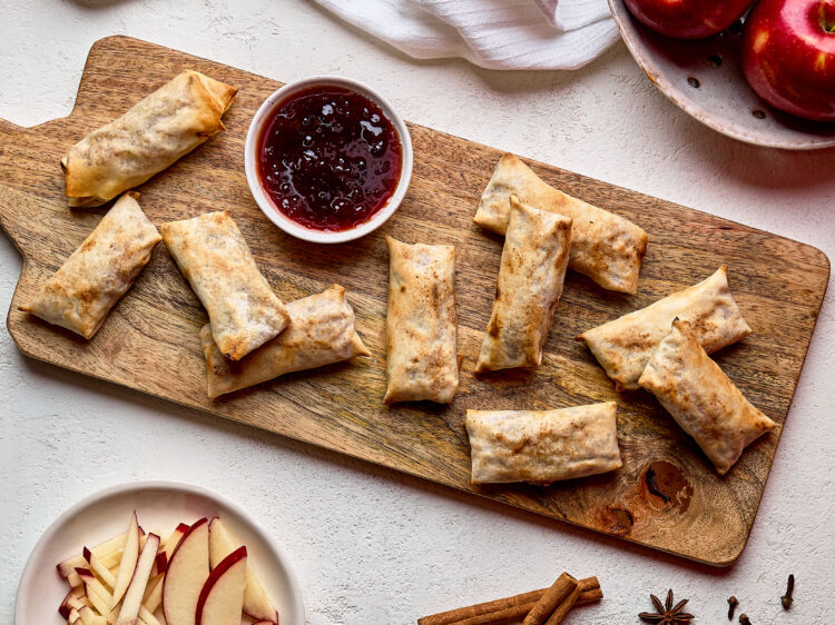 Apple Spring Rolls