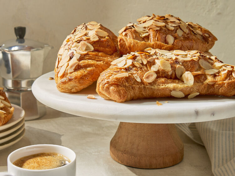 Air Fryer Almond Croissants
