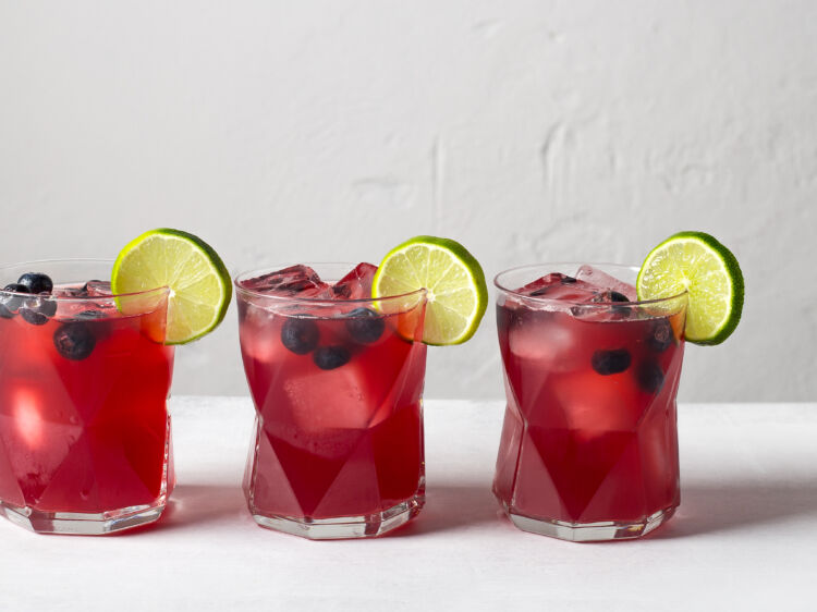 Blueberry Beer Cocktail