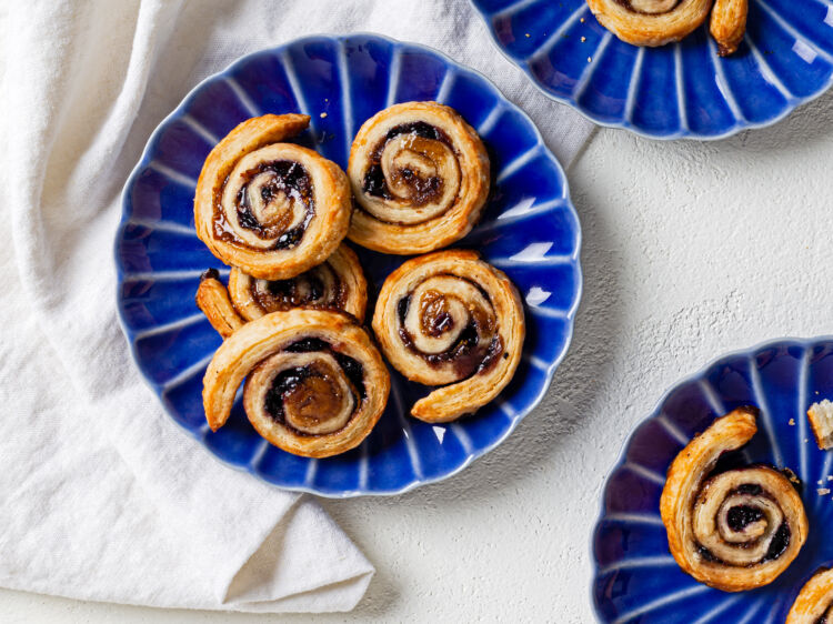 Blueberry Pie Crust Pinwheels