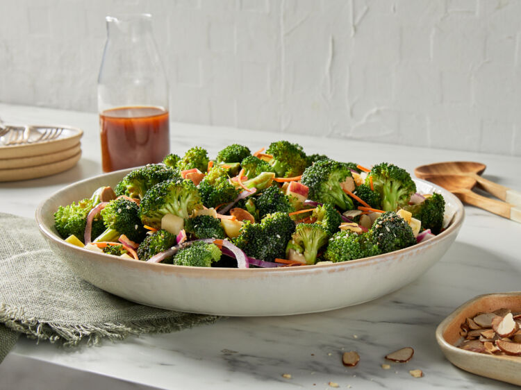 Broccoli Salad with Gochujang Dressing