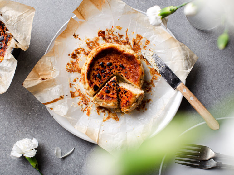 Brown Sugar Basque Cheesecake