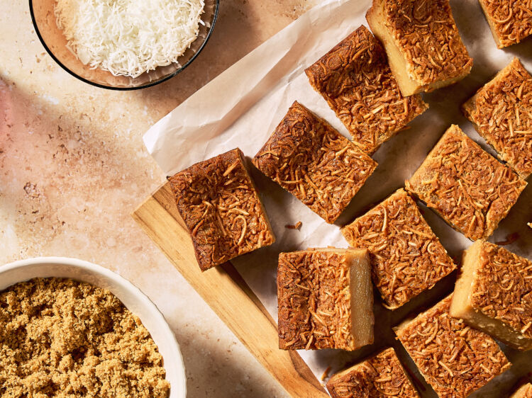 Brown Sugar Butter Mochi Bars