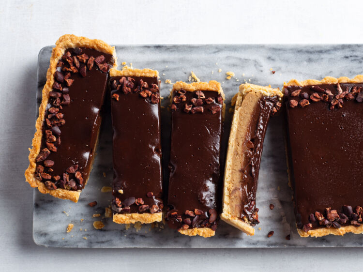 Chocolate Chestnut Ganache Tart