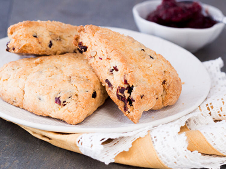 Cranberry Lemon Scones landscape hero web