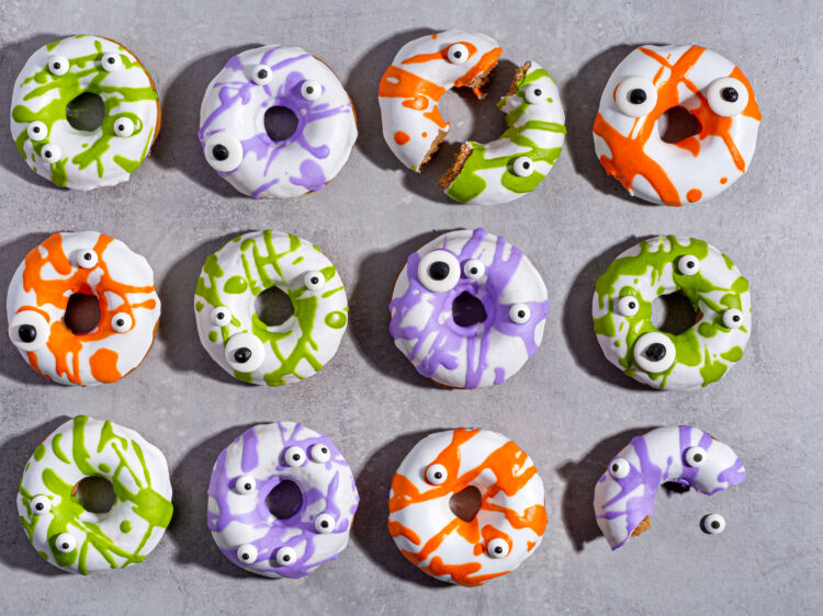 Creepy Cinnamon Donuts