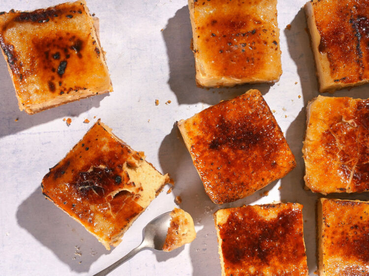 Creme Brulee Cheesecake Bars