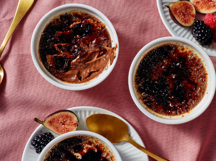 Dark Chocolate Creme Brulee