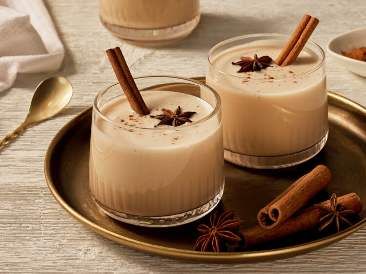 Eggless Coconut Eggnog Coquito
