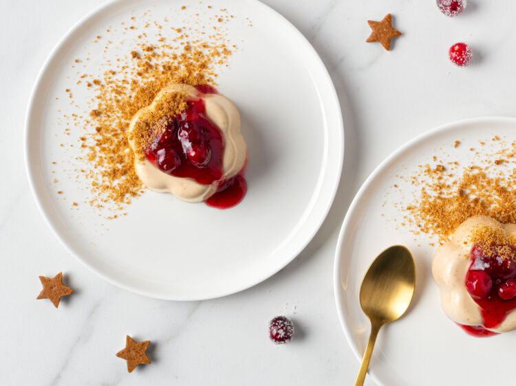 Gingerbread Buttermilk Panna Cotta