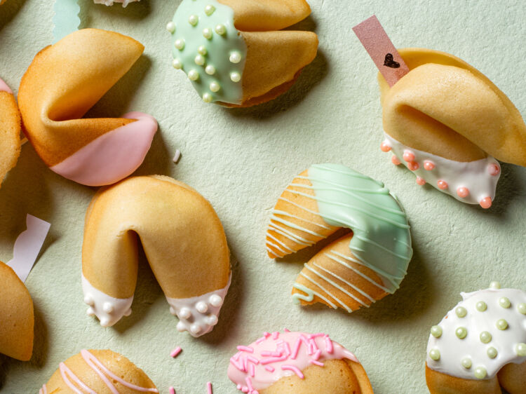 Golden Fortune Cookies