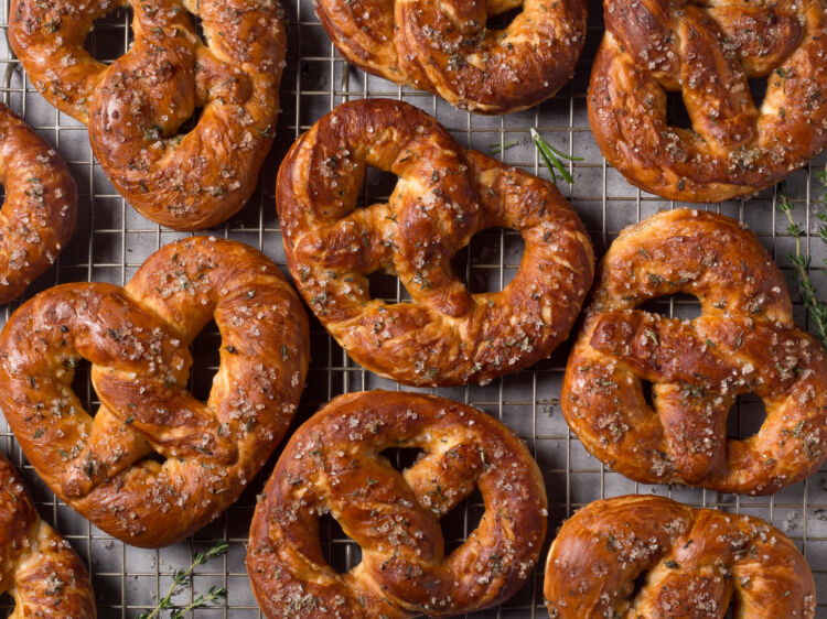 Herbed Soft Pretzels