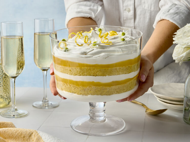 Lemon Elderflower Trifle