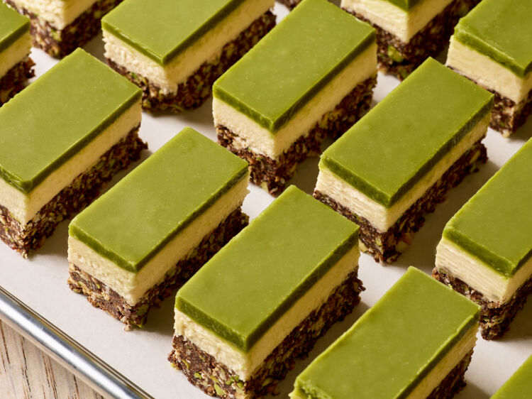 Matcha Nanaimo Bars