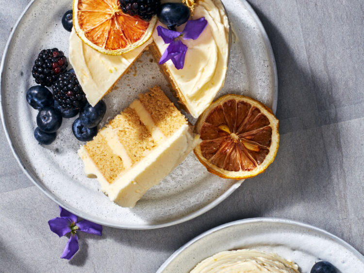 Mini Lemon Chamomile Cakes