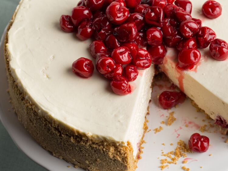 No Bake Cherry Cheesecake