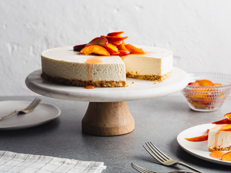 No Bake Vanilla Cheesecake