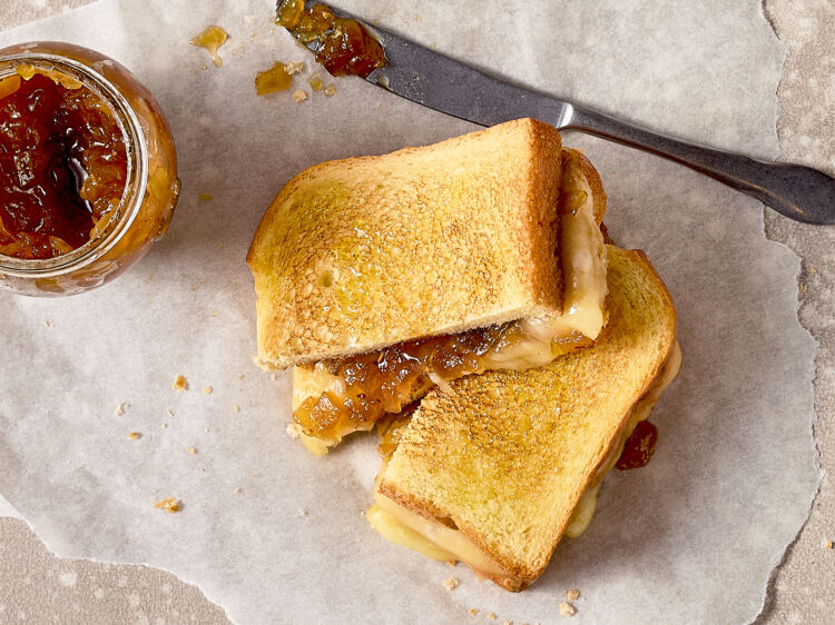 Onion Jam Grilled Cheese