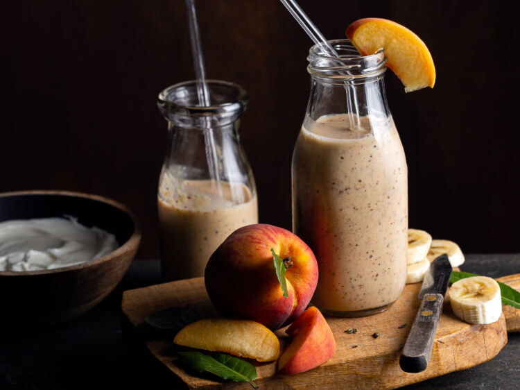 Peach Earl Grey Smoothie
