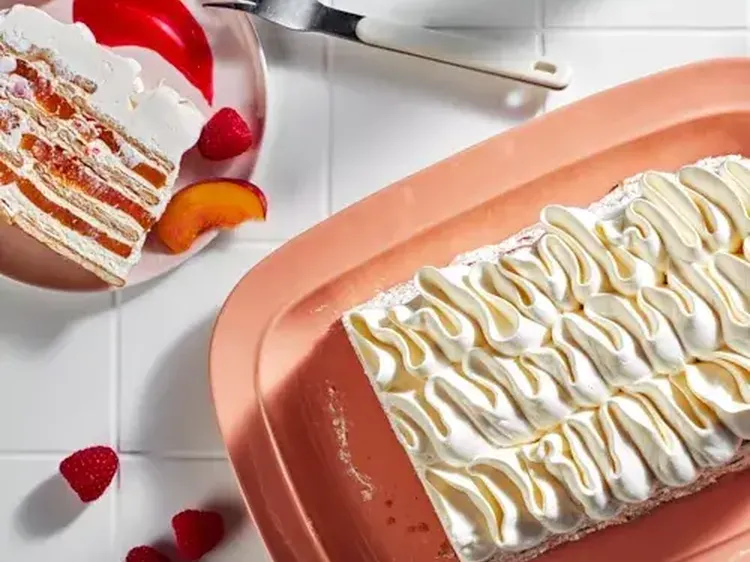 Peach Melba Icebox Cake 500x400 jpg itok TDXNMIEB