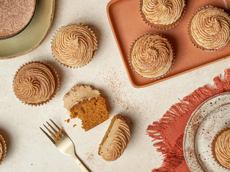 Pumpkin Spice Cupcakes Coffee Cream