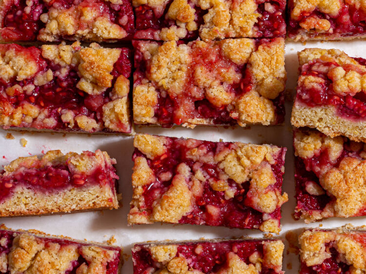 Raspberry Crumble Bars