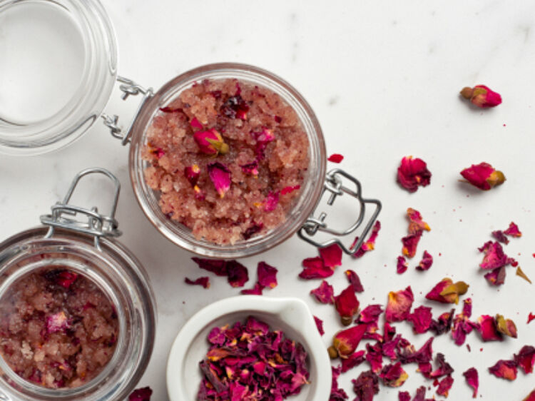Rose Sugar Scrub landscape hero web
