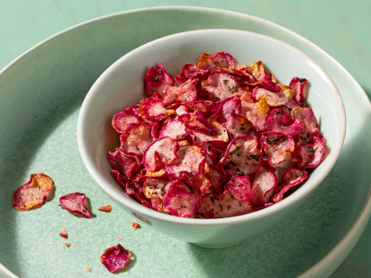 Rosemary Radish Crisps