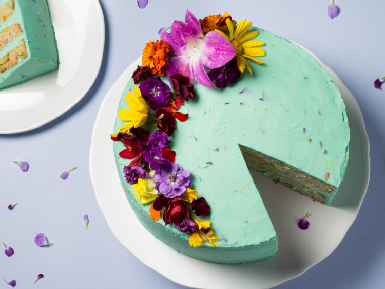 Rosewater Flowerfetti Cake