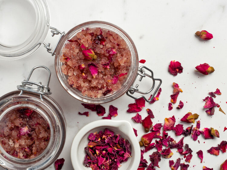 Rosewater Sugar Scrub