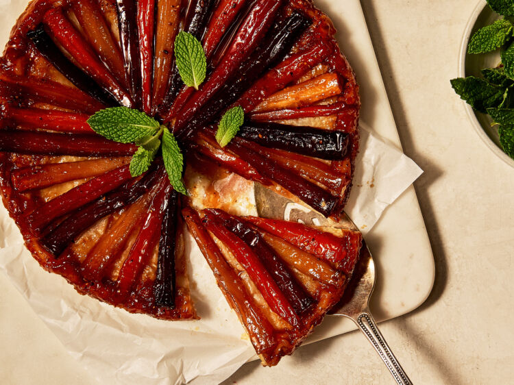 Savoury Root Vegetable Tarte Tatin