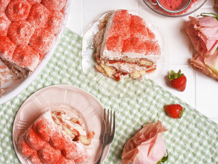 Strawberry Cream Tiramisu