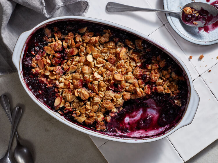 Summer Blueberry Crisp