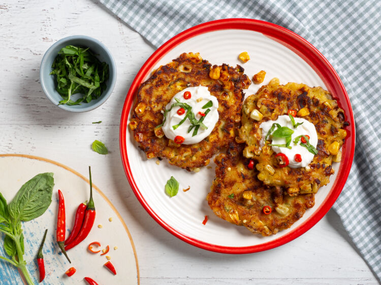 Sweet Chili Corn Fritters