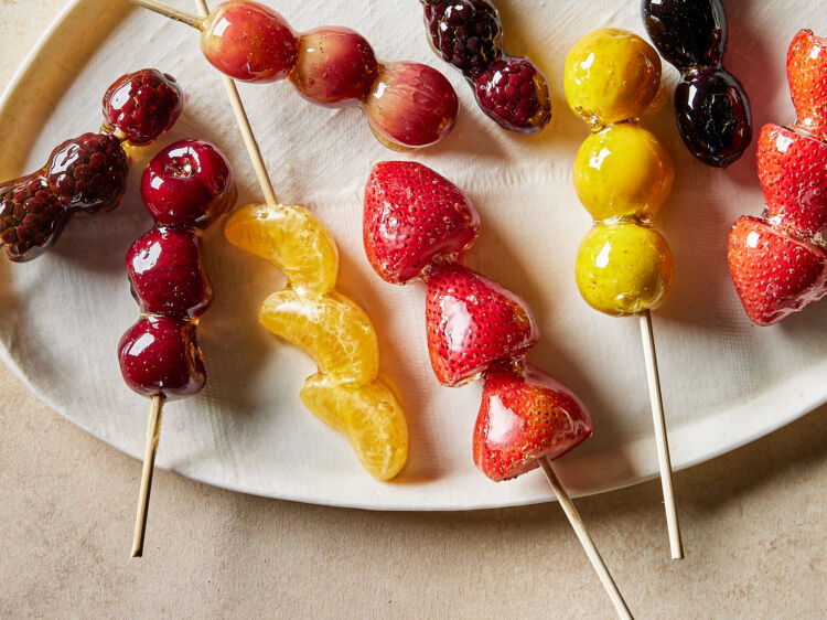 Tanghulu Chinese Candied Fruit Skewers
