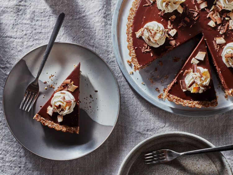 Vegan Chai Chocolate Tart