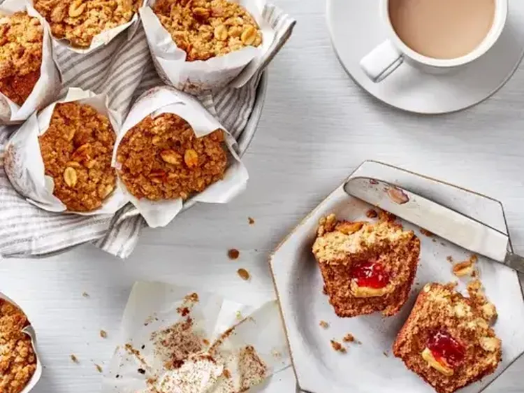 Vegan Peanut Butter Muffins 500x400 jpg itok57tslsda