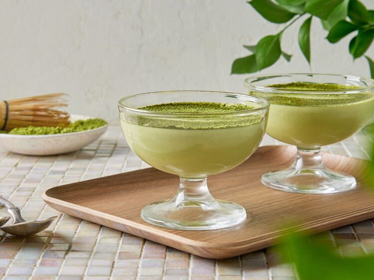 White Chocolate Matcha Mousse