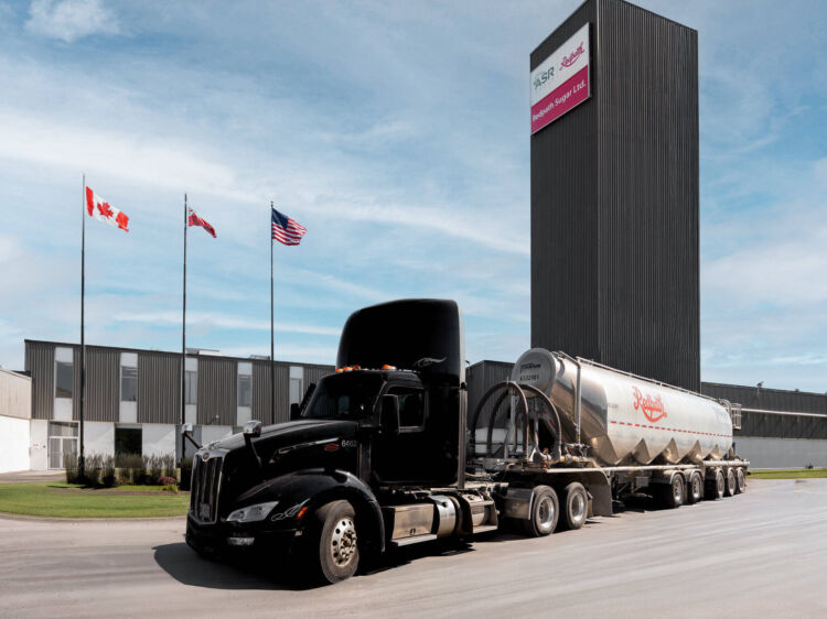 Redpath belleville facility tanker truck