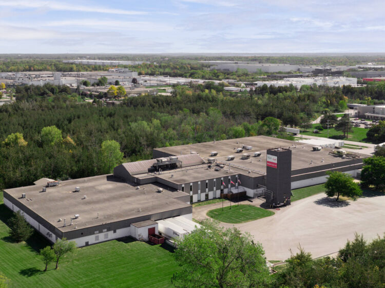 Redpath belleville plant aerial view