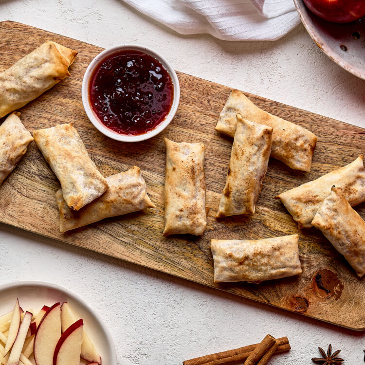 Apple Spring Rolls