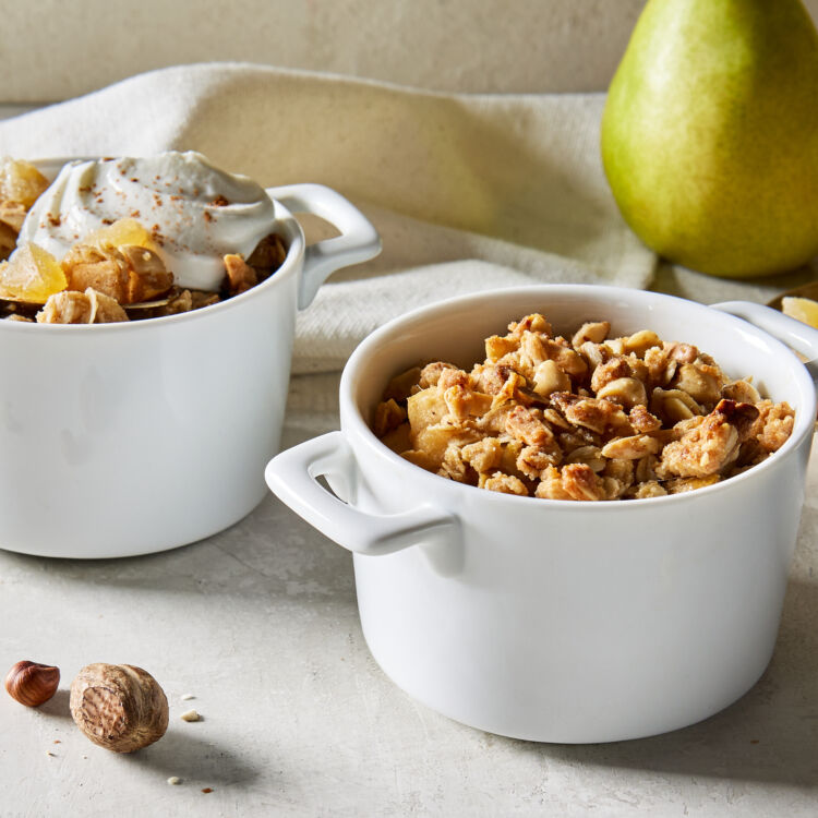 Air Fryer Pear Ginger Crumble