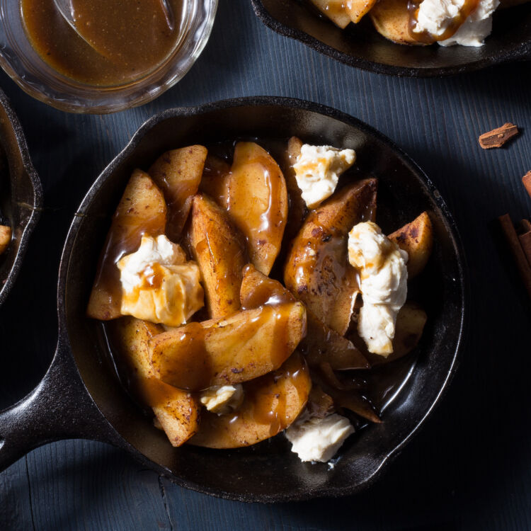 Apple Cinnamon Dessert Poutine