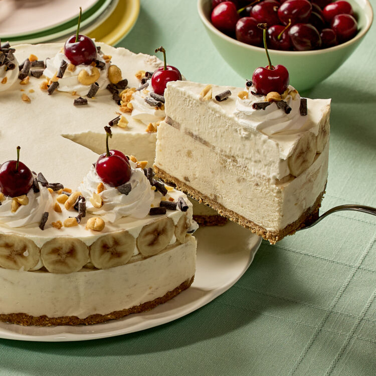 Banana Split Ice Cream Cake