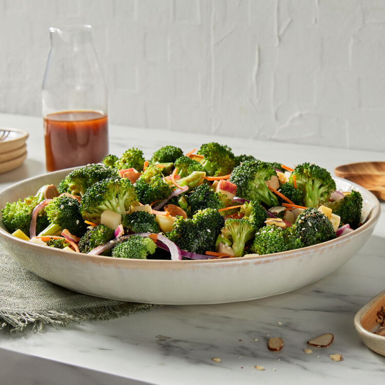 Broccoli Salad with Gochujang Dressing