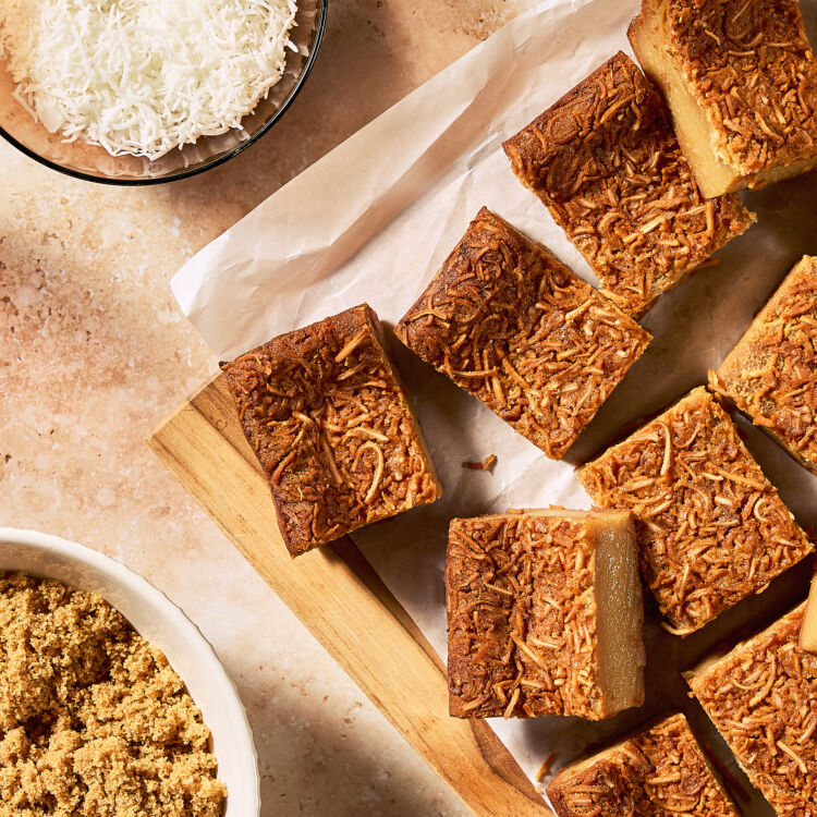 Brown Sugar Butter Mochi Bars